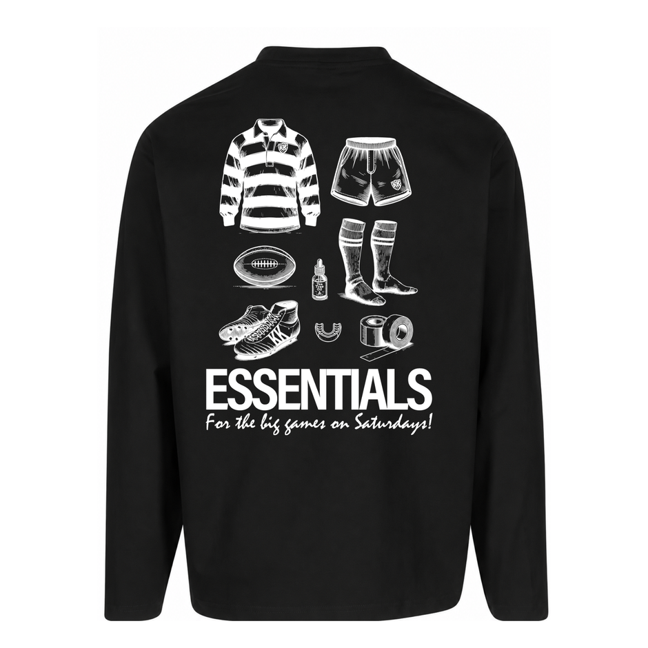 The Essentials Longsleeve | Black