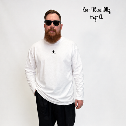 The Slow Saturday Rugby Klub Longsleeve | White