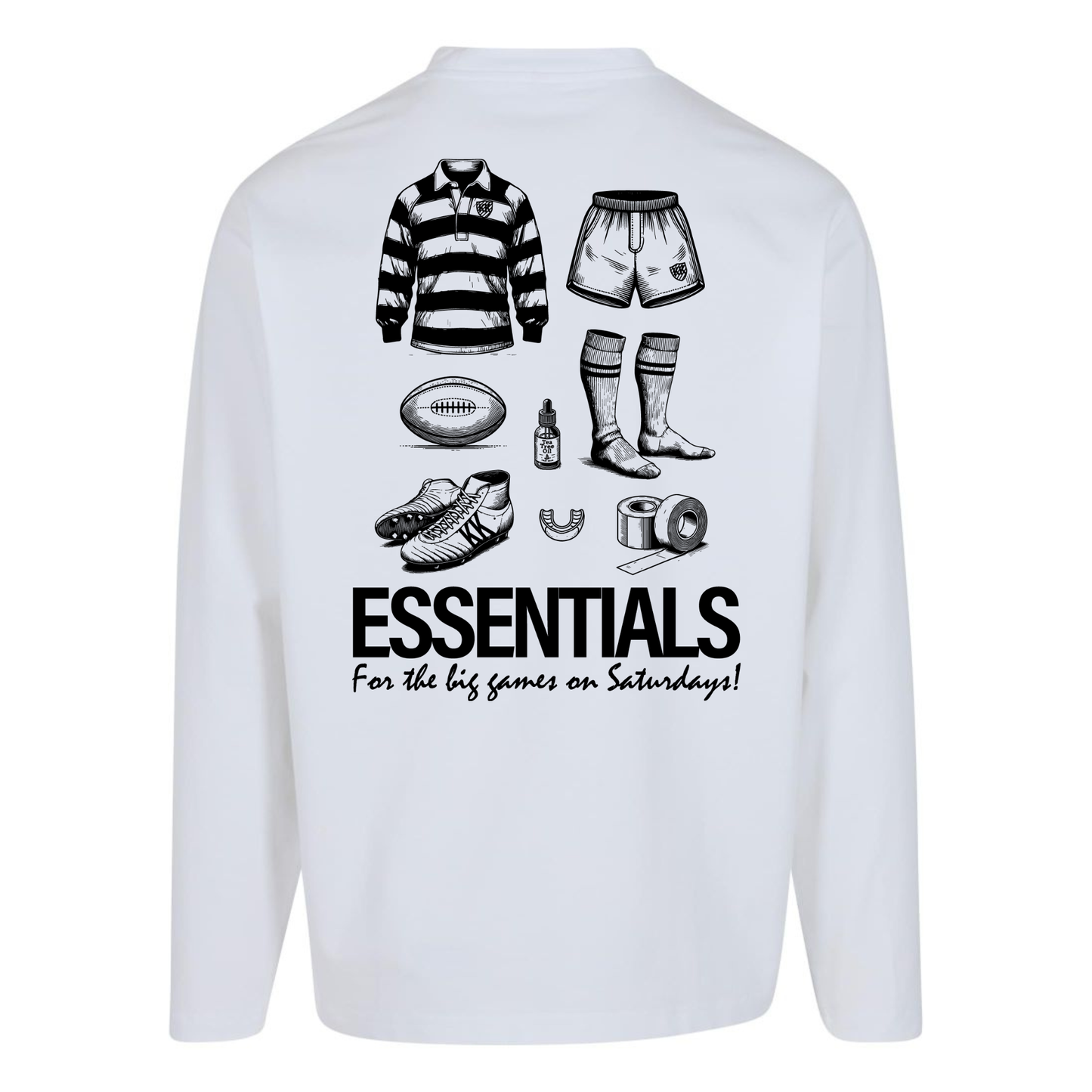 The Essentials Longsleeve | White