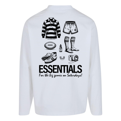 The Essentials Longsleeve | White