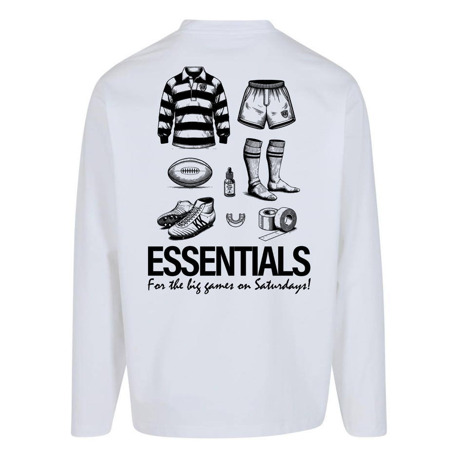 The Essentials Longsleeve | White