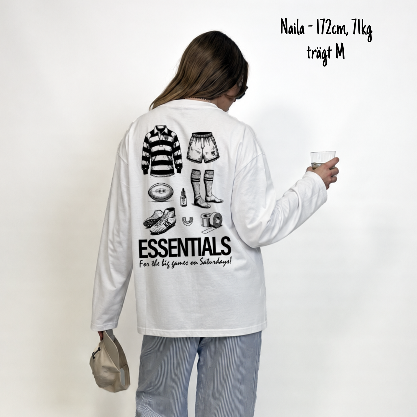 The Essentials Longsleeve | White
